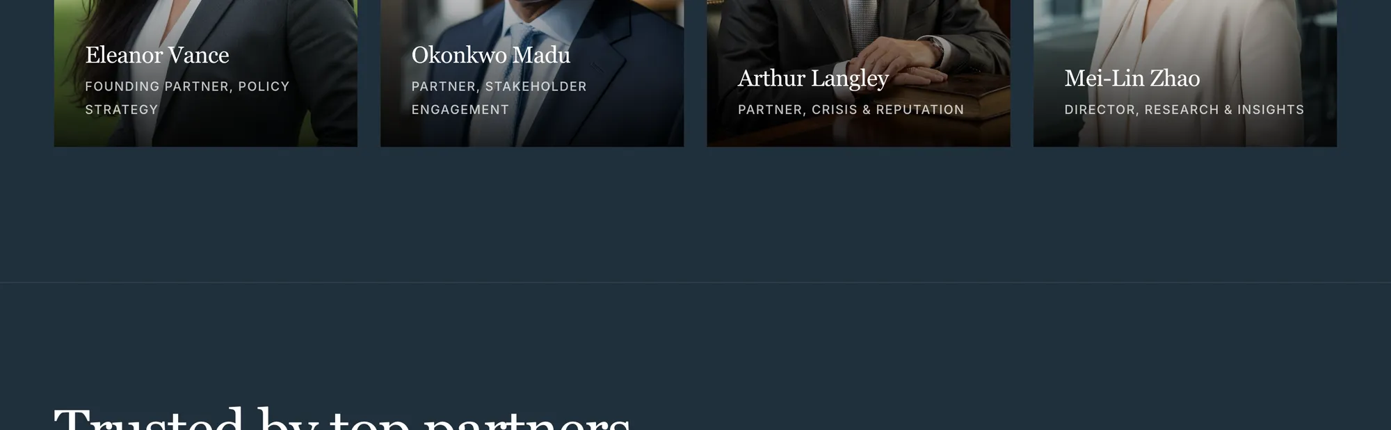 Desktop page section 03 of the CAPITOL template (public affairs) showing 4 images, 1 video.