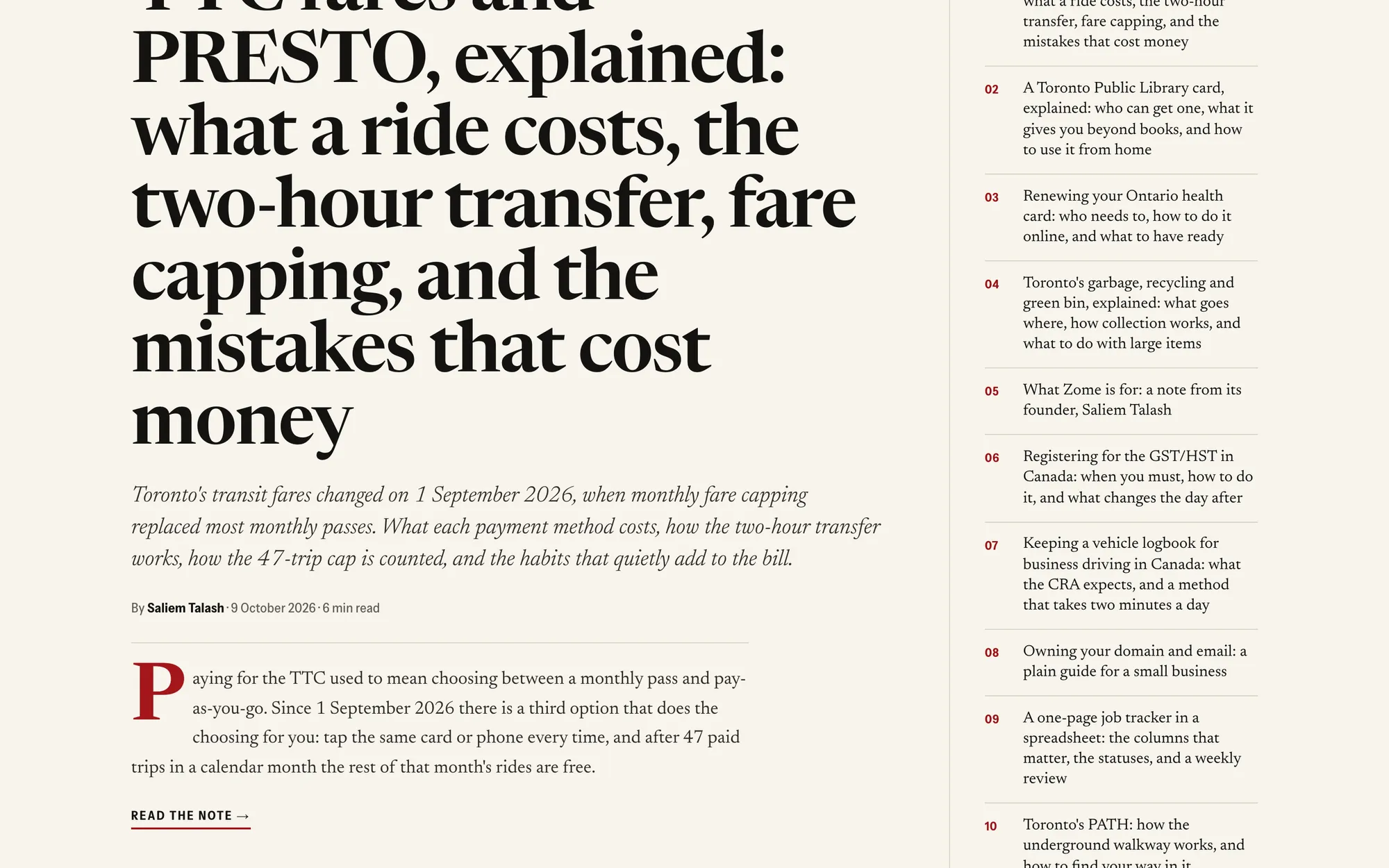 Desktop page section 02 of the ZELR (website).